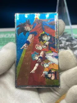Dragon Ball Son Gohan Goku Bulma Menko Card Prism retro Japanes - Image 2
