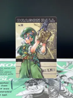 Dragon Ball Gumi Card Gumica Red Back No.38 Bulma 2004 - Image 1
