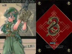 Dragon Ball Gumi Card Gumica Red Back No.38 Bulma 2004 - Image 3