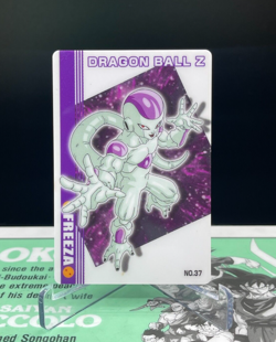 Dragon Ball Gumi Card Gumica Red Back No.50 Son Goku VS FRIEZA 2004 BANDAI - Image 1