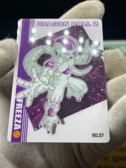 Dragon Ball Gumi Card Gumica Red Back No.50 Son Goku VS FRIEZA 2004 BANDAI - Image 2