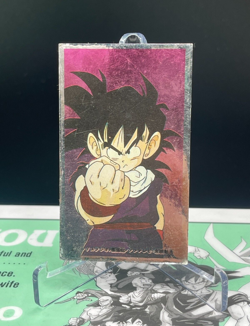 Dragon Ball Son Gohan Menko Card Silver retro Japanes - Image 1