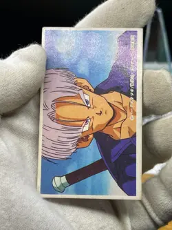 Dragon Ball Trunks Menko Card retro Japanes - Image 2