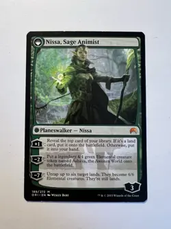 Nissa, Vastwood Seer / Nissa, Sage Animist - MTG Magic Origins - NM - Image 1