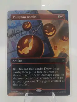 Pumpkin Bombs (Borderless) 0026 (R) MTG Marvel's Spider-Man NM - Image 1