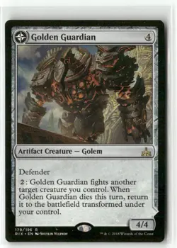 Golden Guardian - Rivals of Ixalan MTG NM - Image 1