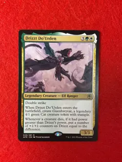 Drizzt Do'Urden - Adventures in the Forgotten Realms - Magic the Gathering - MTG - Image 1