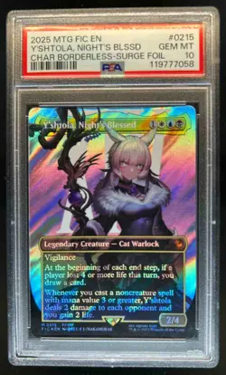 2025 Magic The Gathering Y'shtola Night's Blessed Surge Foil #0215 PSA 10 - Image 1