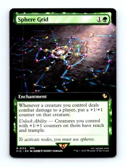 #123 2025 Final Fantasy Commander ^ Sphere Grid Rare - Image 1