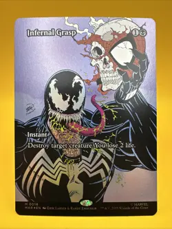 x1 Infernal Grasp | Marvel’s Spider-Man (018) | Borderless | Foil | NM - Image 1