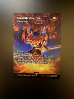 MTG Final Fantasy English Shantotto's Coercion Showcase 0034 Foil - Image 1