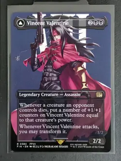 MTG Final Fantasy Vincent Valentine (Borderless) Non-foil R 383 - Image 1
