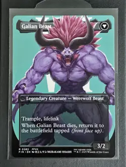 MTG Final Fantasy Vincent Valentine (Borderless) Non-foil R 383 - Image 2