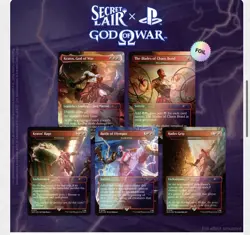 PRESALE Secret Lair x God of War: Greek FOIL - Playstation Drop Confirmed - Image 1
