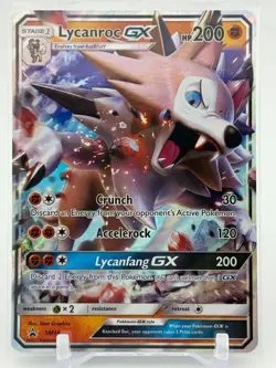Lycanroc GX - SM14 - Ultra Rare - Sun & Moon Black Star Promo - Pokemon Card - Image 1
