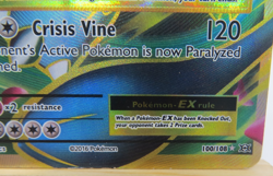VENUSAUR EX 100/108 XY Evolutions Full Art 2016 Pokemon Card Single - Image 2