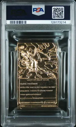 1999 BURGER KING POKEMON GOLD CARDS CHARIZARD PSA 5 - Image 2