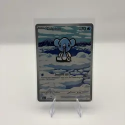 Cubchoo 109/086 Black Bolt Illustration Rare Pokemon TCG - Image 1