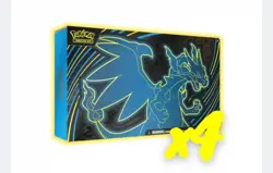 4 Pokemon Mega Charizard X ex Ultra Premium Collection PRESALE 11/14 - Image 1