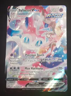 Sylveon VMAX TG15/TG30 Brilliant Stars Trainer Gallery Holo Rare Pokemon TCG NM - Image 1