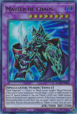 Yugioh! LP Master of Chaos - BACH-EN036 - Ultra Rare - 1st Edition Lightly Playe - Image 1