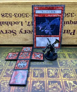 Yugioh Dungeon Dice Monsters DDM Red Eyes Black dragon figure Japanese - Image 1