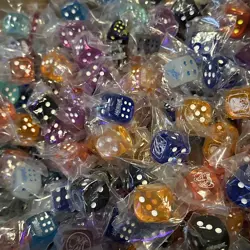 Set Of 6 Dice No Duplicates Yugioh D6 Sided Die Life Point Counter Konami OTS D6 - Image 3