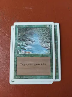 Stream of Life - Revised Edition - MTG Magic X 4 CARDS LOT NM - Image 1