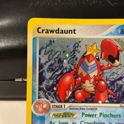 Crawdaunt 3/97 Holo EX Dragon Rare E Reader Near Mint Pokemon TCG Card - Image 2