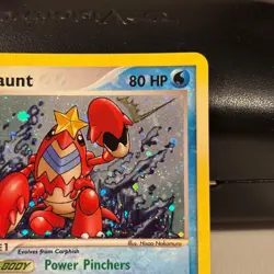 Crawdaunt 3/97 Holo EX Dragon Rare E Reader Near Mint Pokemon TCG Card - Image 3