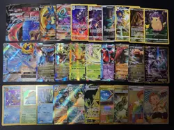 Lot of 150 Pokemon Cards Mega/EX/GX/Full Art/V/VMAX Modern Collection HP-DAMAGED - Image 3