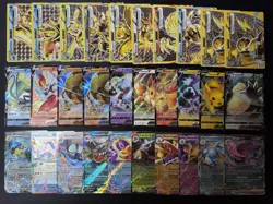 Lot of 150 Pokemon Cards Mega/EX/GX/Full Art/V/VMAX Modern Collection HP-DAMAGED - Image 5