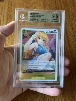 OP06-101 O-Nami English One Piece Card Game Beckett Graded 9.5 Gem Mint - Image 1