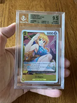 OP06-101 O-Nami English One Piece Card Game Beckett Graded 9.5 Gem Mint - Image 2