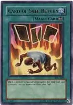 Card of Safe Return - 1st Edition Labyrinth of Nightmare MP YuGiOh - Image 1
