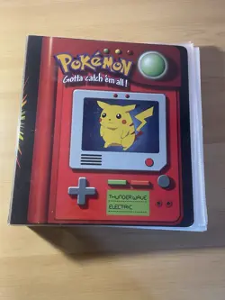 Vintage Pokemon Card Binder - 1999 - Gotta Catch Em All 3 Ring Binder - Image 1