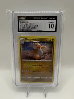 Pokemon Card TCG - Dragonite 96/149 Cosmos Holo Exclusive Sun & Moon Gem Mint - Image 1