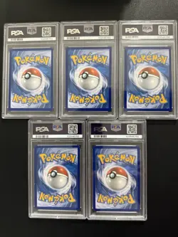 2018 Pokemon XY & Sun & Moon PSA Graded Card Set - 5 Cards - Image 2