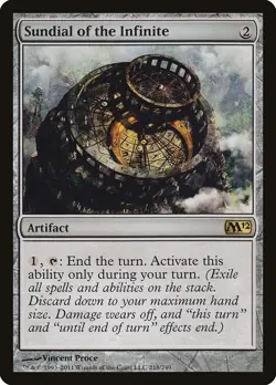1x Sundial of the Infinite Magic 2012 (M12) Magic The Gathering MTG Card NM - Image 1