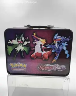 Pokemon TCG Game Freak Scarlet And Violet Trading Cards Mixed Lot With Case - Image 3