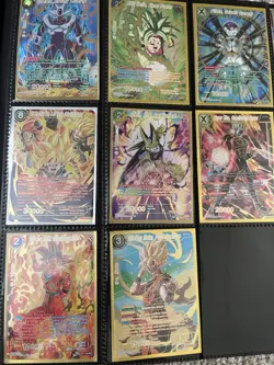 Dragon Ball Z Card Huge Lot Binder Of Foil Holo -,SR,SPR,R NM Card Fest Stamp -C - Image 1