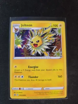 Pokemon Jolteon TCG SWSH094 Sword & Shield Black Star Promo Holo Card - Image 1
