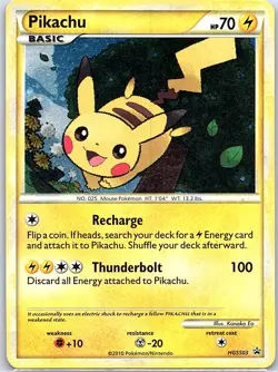 Pikachu - HGSS03 Holo HGSS Promos - Pokemon Card - NM - Image 1
