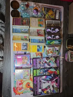 Pokemon Card Lot IR Ex Vintage Accessories Card Sleeves PSA Graded Vintage Bulk - Image 2