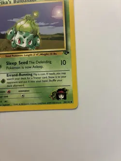 Pokemon TCG Erika's Bulbasaur Gym Challenge Card 1st Edition 39/132 - Image 4
