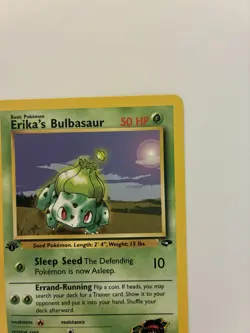 Pokemon TCG Erika's Bulbasaur Gym Challenge Card 1st Edition 39/132 - Image 5