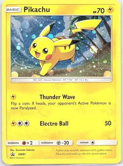 Pikachu SM81 Holo SM Promos - Pokemon Card - NM - Image 1