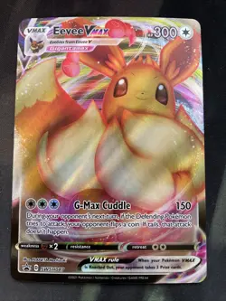 Eevee VMAX SWSH087 SWSH: Sword & Shield Promo Cards Holo Pokemon Full Art - Image 1