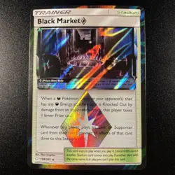 Black Market Prism Star 134/181 SM Team Up Holo Pokemon Card Near Mint NM - Image 1