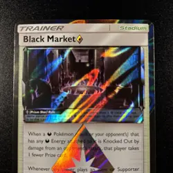 Black Market Prism Star 134/181 SM Team Up Holo Pokemon Card Near Mint NM - Image 2
